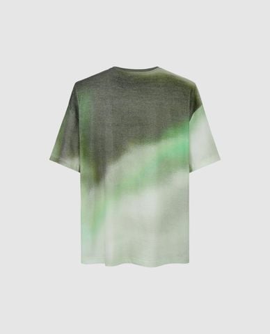  URBAN REVIVO - Áo thun nam cổ tròn tay ngắn Gradient 