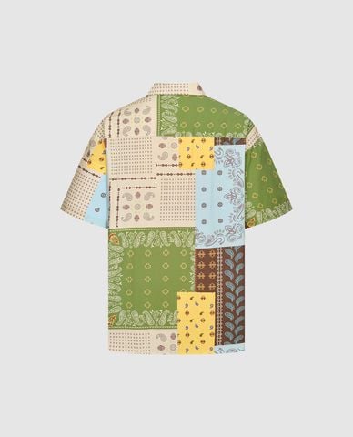  URBAN REVIVO - Áo sơ mi nam tay ngắn thời trang 