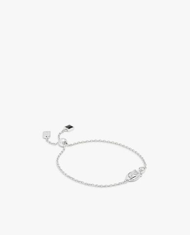  COACH - Vòng đeo tay nữ mắc xích Signature Crystal Slider 