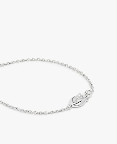  COACH - Vòng đeo tay nữ mắc xích Signature Crystal Slider 