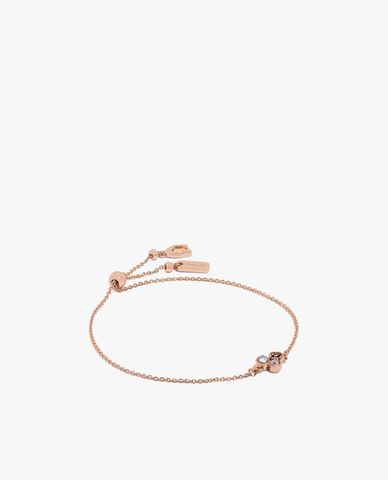  COACH - Vòng đeo tay nữ mắc xích Mini Tea Rose Cluster Slider 