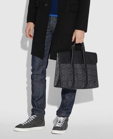  COACH - Cặp xách nam chữ nhật Metropolitan Portfolio 