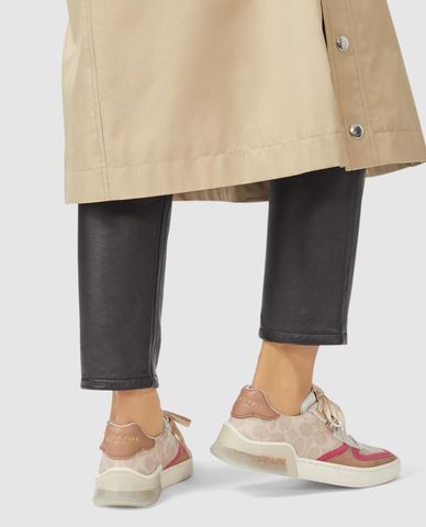  COACH - Giày sneaker nữ phối dây Citysole Court 