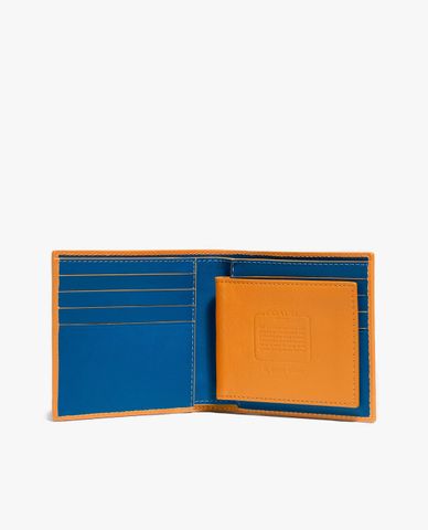  COACH - Ví da nam dạng gập 3 In 1 thời trang 