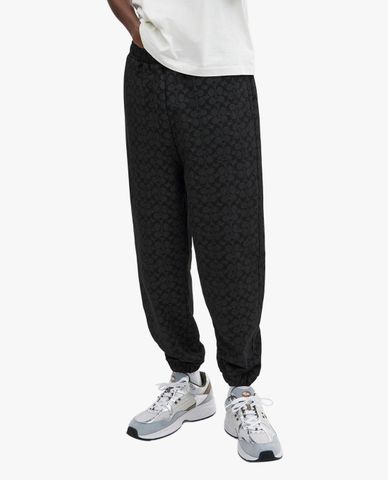  COACH - Quần jogger nam lưng thun dây rút phối monogram Essential 