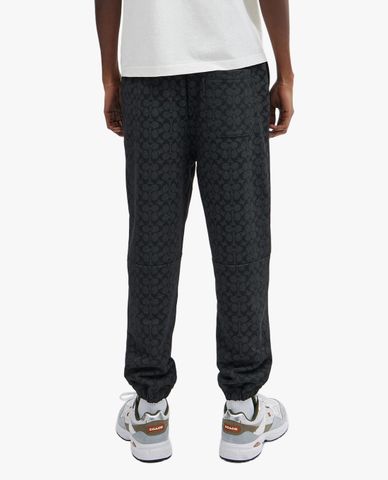  COACH - Quần jogger nam lưng thun dây rút phối monogram Essential 
