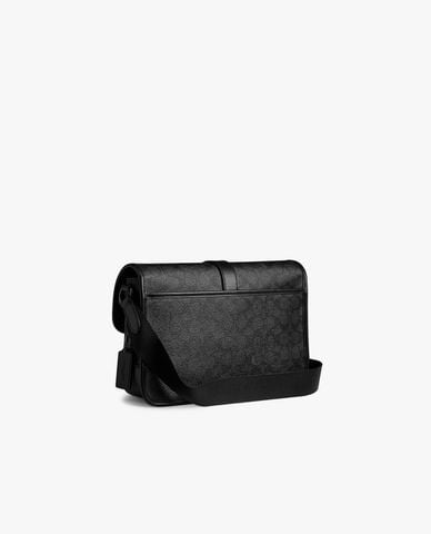  COACH - Túi đeo chéo nam nắp gập League In Signature Canvas 