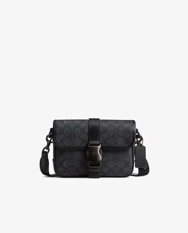  COACH - Túi đeo chéo nam League 19 In Signature Canvas 