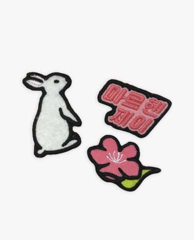  Marhen.J - Set huy hiệu cài túi xách Wappen Animal 