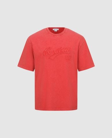  URBAN REVIVO - Áo thun nam cổ tròn tay ngắn trẻ trung 