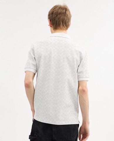  COACH - Áo polo nam cổ bẻ tay ngắn Signature 