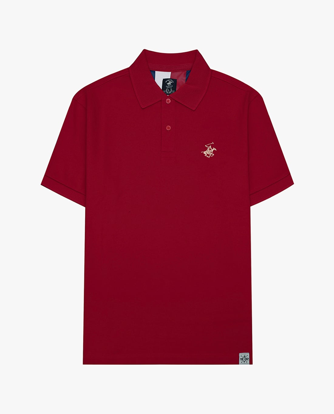 BEVERLY HILLS POLO CLUB - Áo polo nam cổ bẻ tay ngắn thời trang