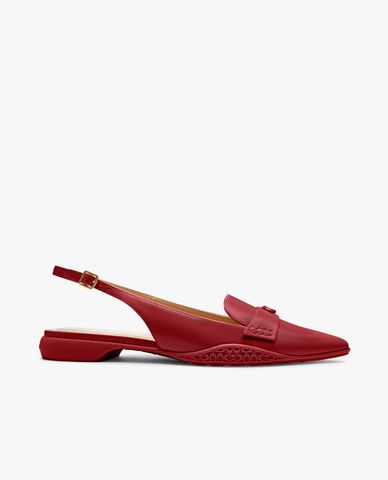  COACH - Giày sandals cao gót nữ mũi nhọn Carrie Skimmer 