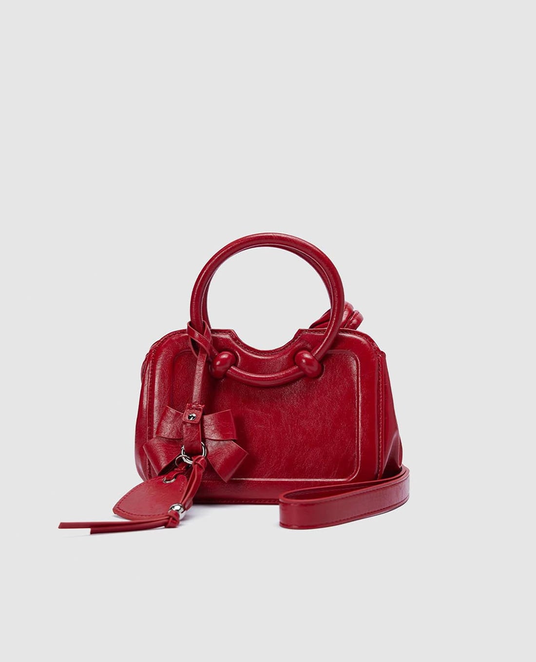 URBAN REVIVO - Túi xách nữ phom chữ nhật quai tròn