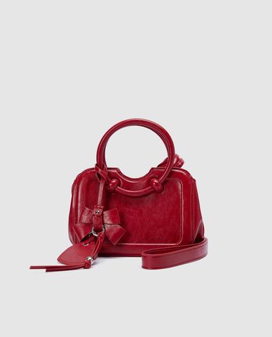  URBAN REVIVO - Túi xách nữ phom chữ nhật quai tròn 