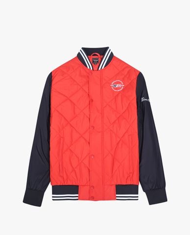  BEVERLY HILLS POLO CLUB - Áo khoác bomber nam phối nút thời trang 