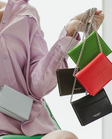  Marhen.J - Túi đeo chéo nữ mini nắp gập Monroe 