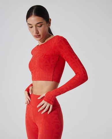  OLABEN - Áo tập luyện nữ 3D Classic Déese Fleur 