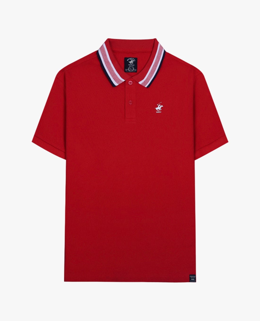 BEVERLY HILLS POLO CLUB - Áo polo nam cổ bẻ tay ngắn hiện đại
