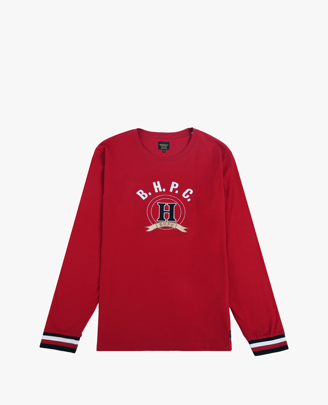 BEVERLY HILLS POLO CLUB - Áo thun nam cổ tròn tay dài thời trang