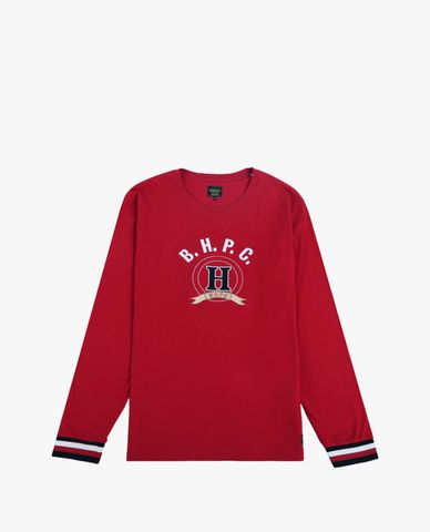  BEVERLY HILLS POLO CLUB - Áo thun nam cổ tròn tay dài thời trang 