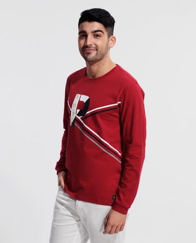  BEVERLY HILLS POLO CLUB - Áo thun nam cổ tròn tay dài thời trang 