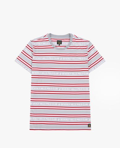  BEVERLY HILLS POLO CLUB - Áo thun nam cổ tròn tay ngắn trẻ trung 