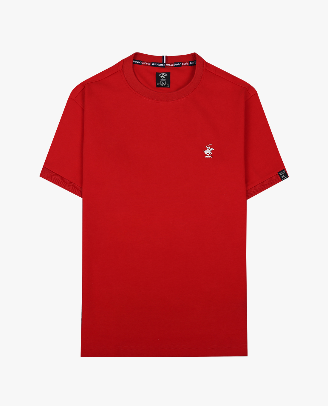 BEVERLY HILLS POLO CLUB - Áo thun nam cổ tròn tay ngắn trẻ trung