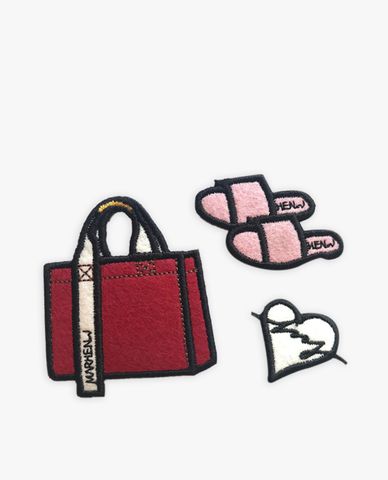  Marhen.J - Set huy hiệu cài túi xách Wappen Bag 