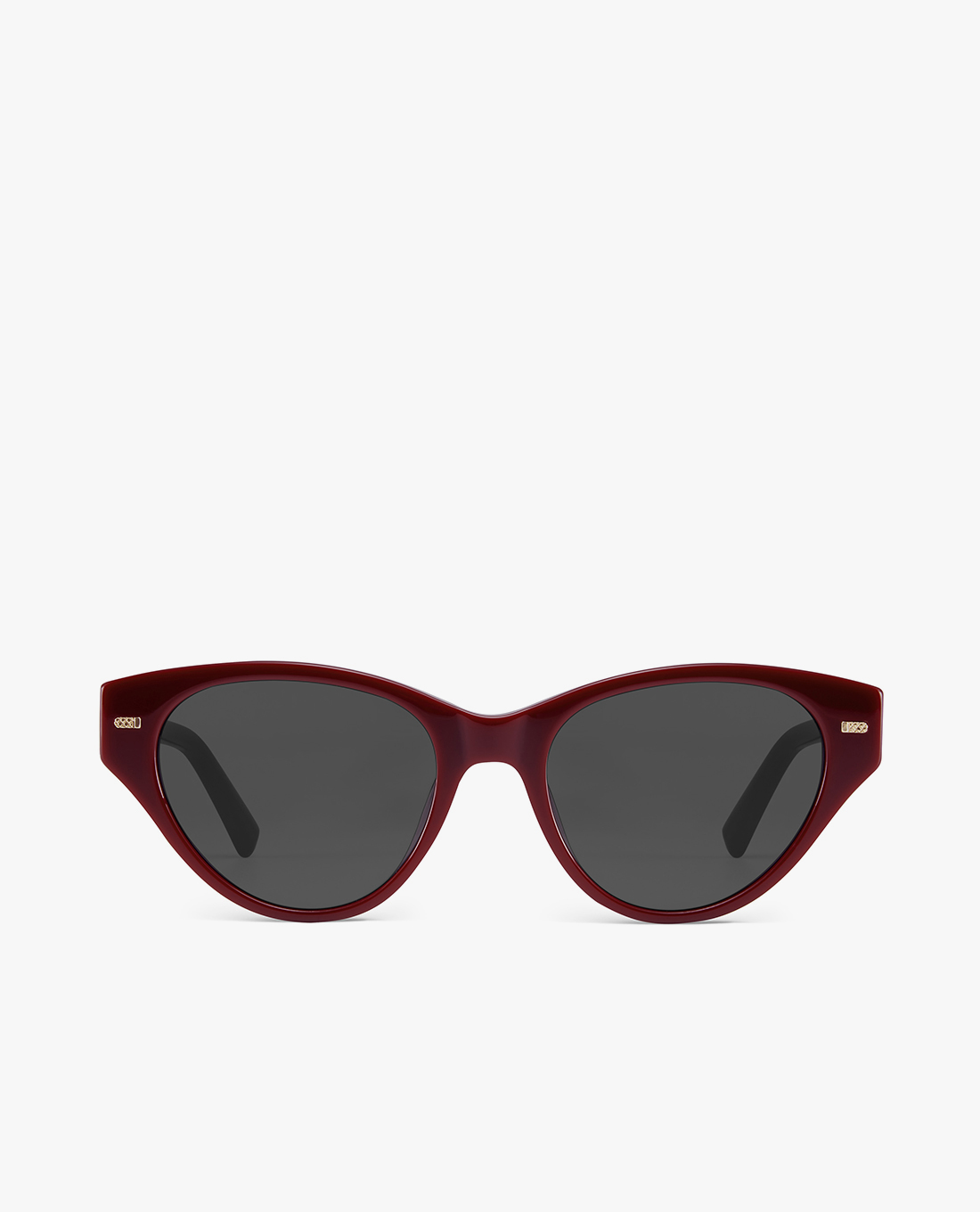 MUJOSH - Kính mát nữ gọng mắt mèo bản dày hiện đại