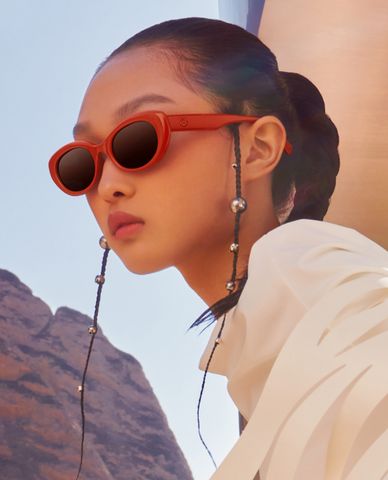  MUJOSH - Kính mát nữ gọng oval cá tính 