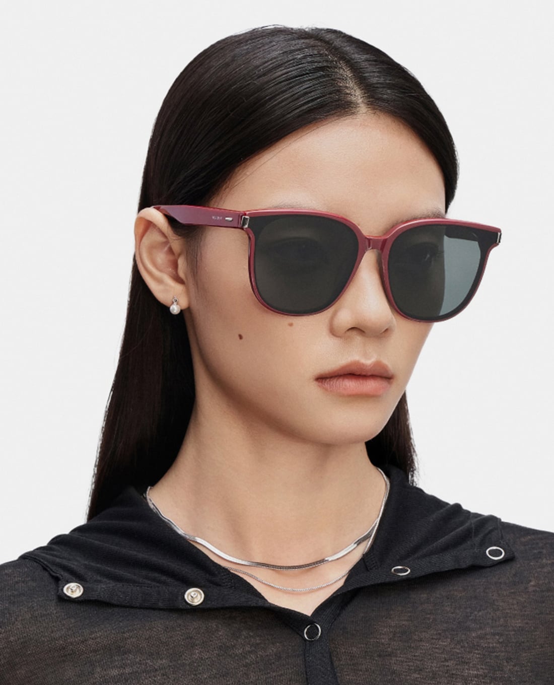 MUJOSH - Kính mát unisex gọng vuông cá tính