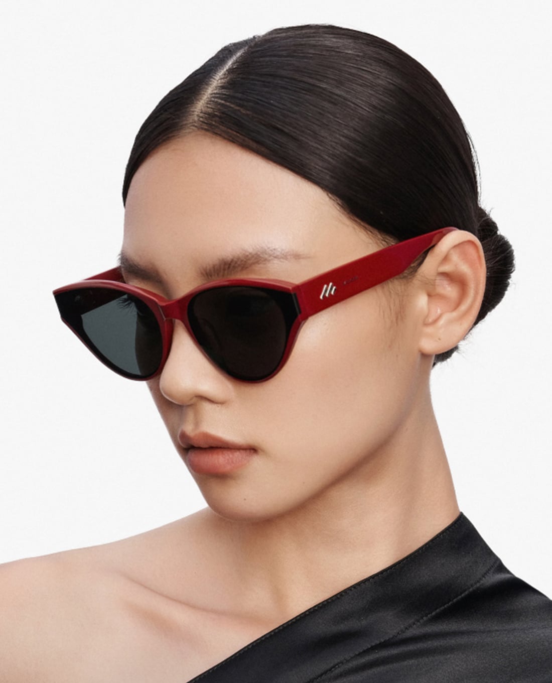 MUJOSH - Kính mát unisex gọng mắt mèo hiện đại