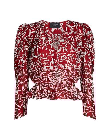  THE KOOPLES - Áo kiểu nữ họa tiết cổ điển 