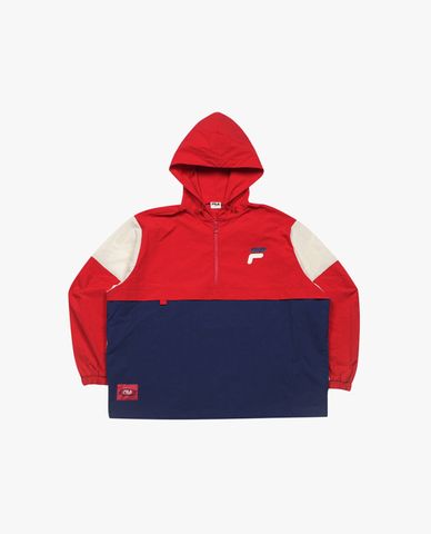  FILA - Áo hoodie unisex phối mũ DNA 
