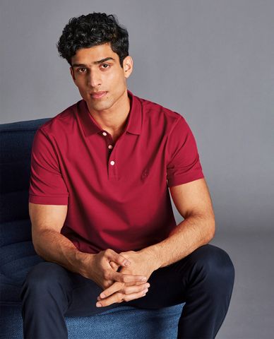  CHARLES TYRWHITT - Áo polo nam tay ngắn Tyrwhitt Pique 