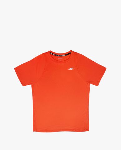  SKECHERS - Áo thun thể thao nam cổ tròn tay ngắn hiện đại 