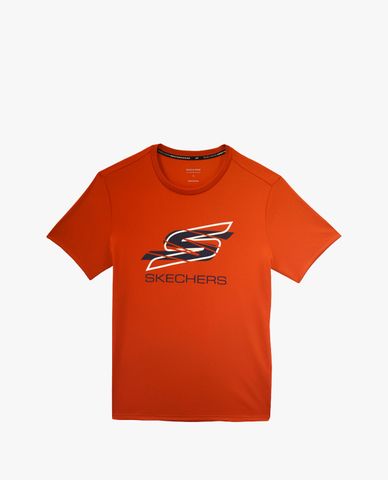  SKECHERS - Áo thun thể thao nam tay ngắn hiện đại 