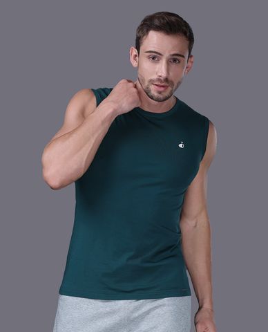  JOCKEY - Áo ba lỗ nam cổ tròn cotton compact 