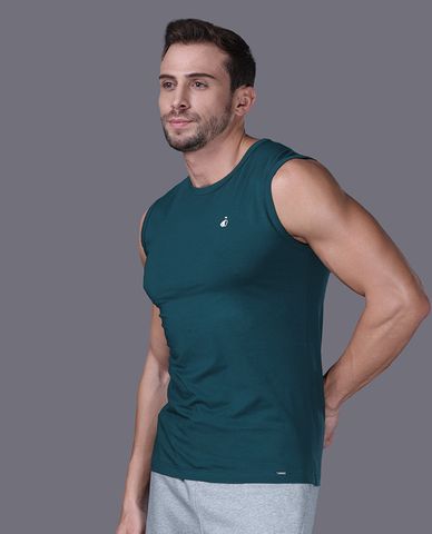  JOCKEY - Áo ba lỗ nam cổ tròn cotton compact 