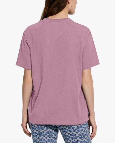  COACH - Áo thun nữ cổ tròn tay ngắn Horse & Carriage 