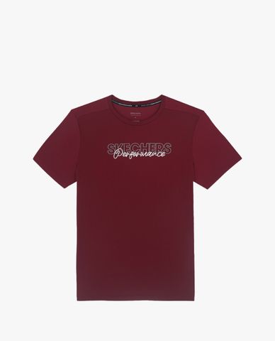  SKECHERS - Áo thun thể thao nam cổ tròn tay ngắn Performance 