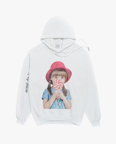  ADLV - Áo hoodie tay dài mũ trùm Baby Face 