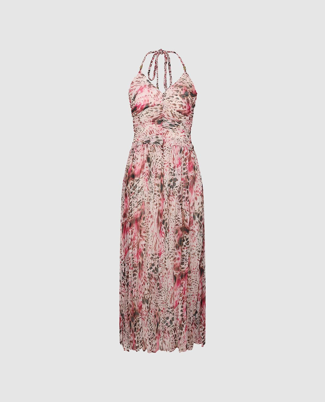 URBAN REVIVO - Đầm midi cổ yếm Floral