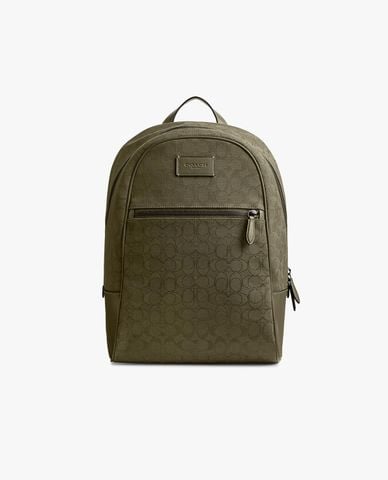  COACH - Balo nam chữ nhật Theo In Signature Jacquard 