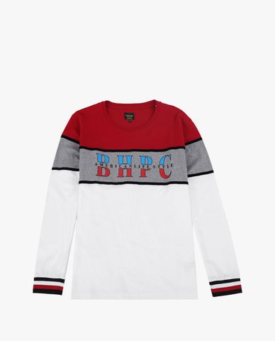  BEVERLY HILLS POLO CLUB - Áo thun nam cổ tròn tay dài thời trang 