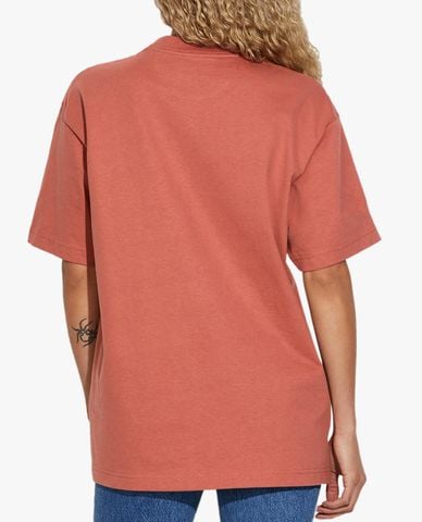  COACH - Áo thun nữ cổ tròn ngắn tay Strawberry Skater 