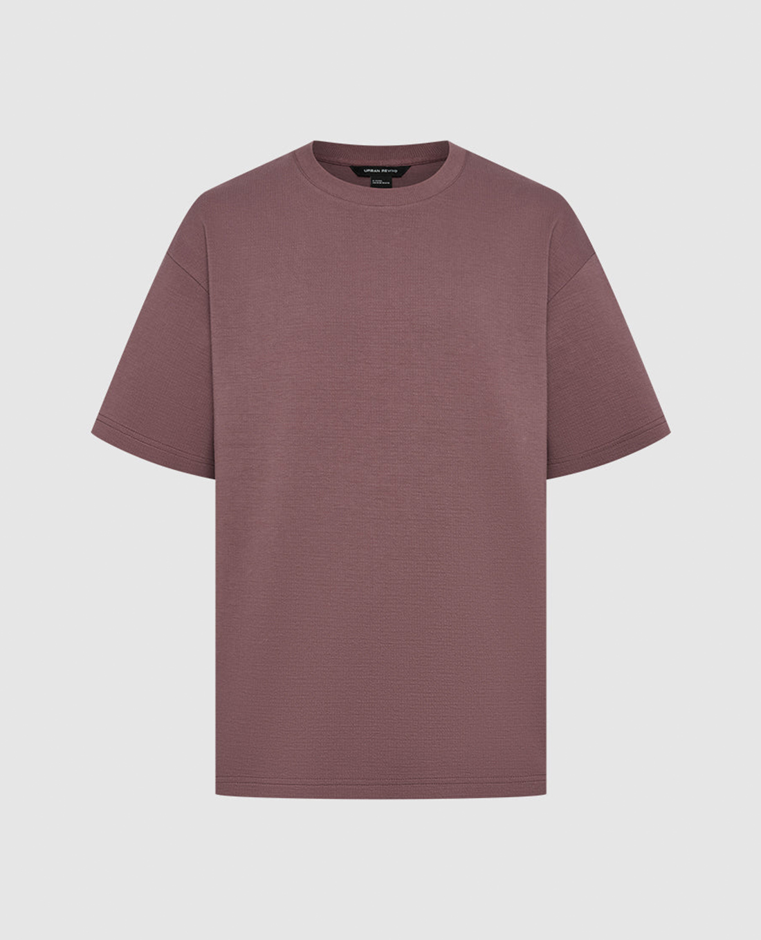 URBAN REVIVO - Áo thun nam cổ tròn tay ngắn Textured