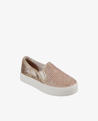  SKECHERS - Giày slip on bé gái Double Up Shiny Dancer 