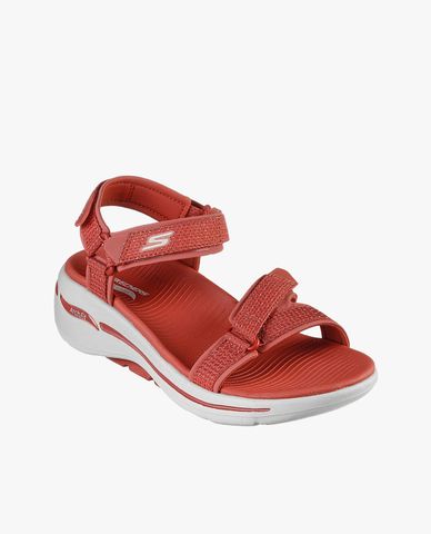  SKECHERS - Giày sandals nữ đế cao quai ngang GO WALK Arch Fit 